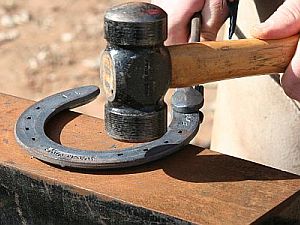 Picture of Shoe on Anvil